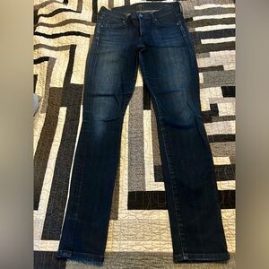 Citizens of Humanity low rise skinny jeans dark wash